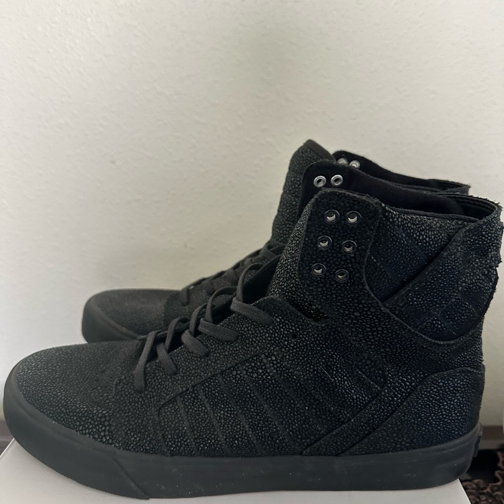 Mate black shine Supra  men size 12